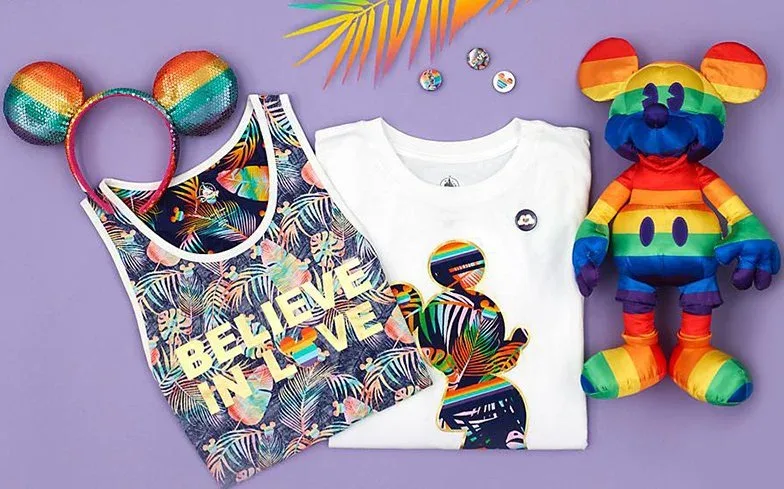 Disney Pride Collection product photography, 2019