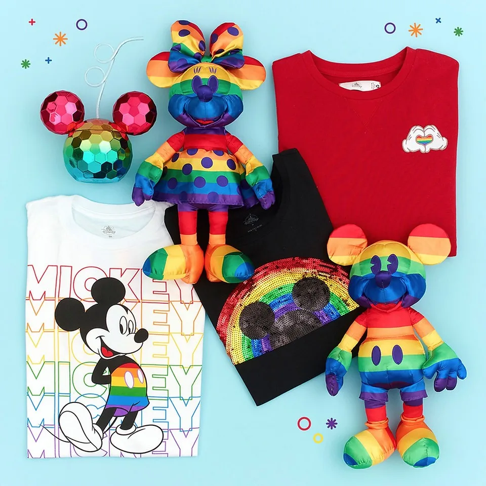 Disney Pride Collection product photography, 2020