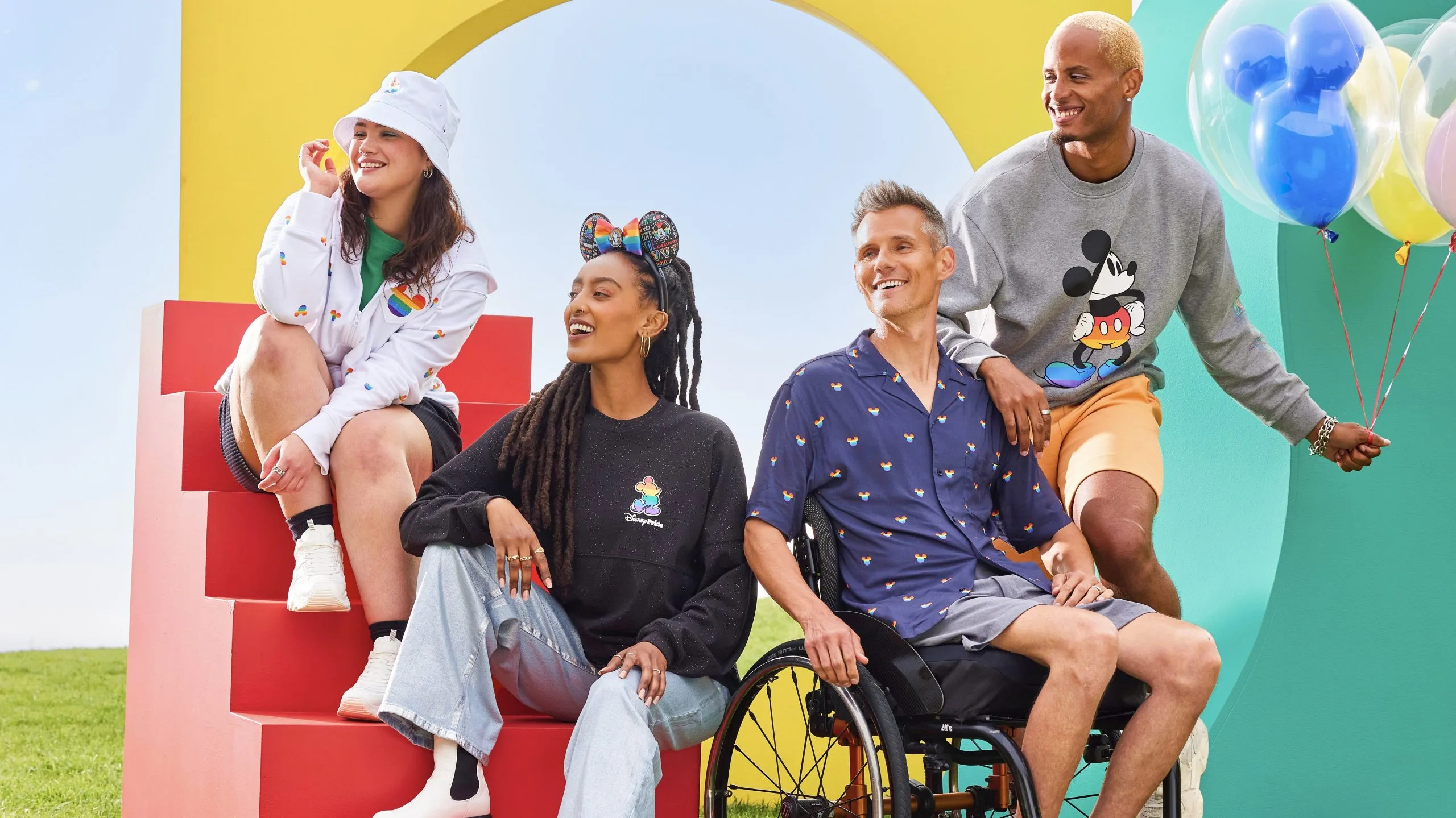 Disney Pride Collection product photography, 2024