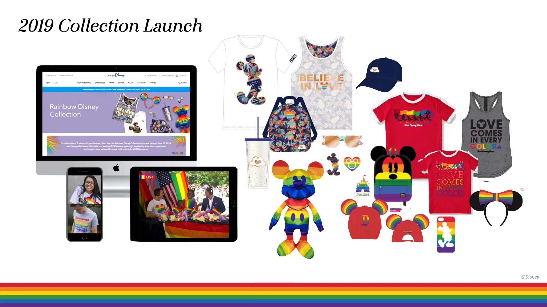 Disney's 2019 Rainbow Mickey Collection launch